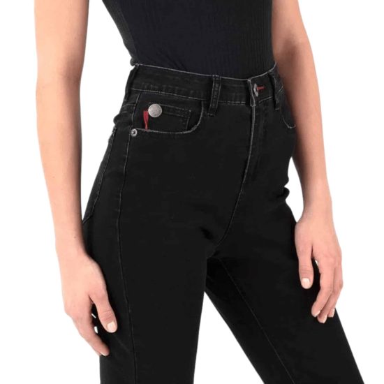 JEANS MOM TIRO ALTO BLACK MUJER ELLUS - Imagen 3
