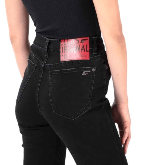 JEANS MOM TIRO ALTO BLACK MUJER ELLUS - Imagen 4