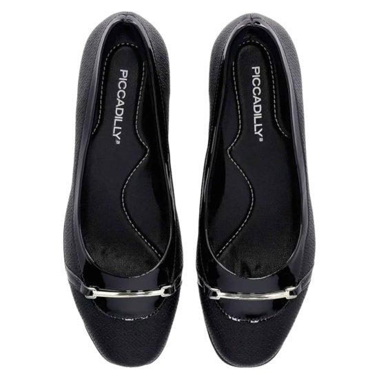 ZAPATO MUJER NAPA STRETCH SOFT PONTILHADO/VERNIZ PICCADILLY - Imagen 3