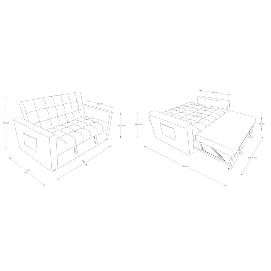 SOFA CAMA LORENZO QUEEN CELTA GRIS - Imagen 4