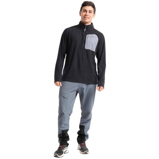 POLAR HOMBRE CHECK CHACABUCO NEGRO KANNU - Imagen 4