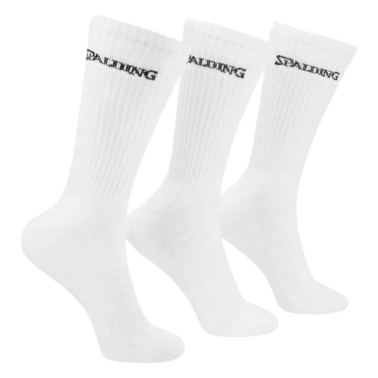 TRIPACK CALCETINES LARGOS BLANCO SPALDING 35-39 - Imagen 3