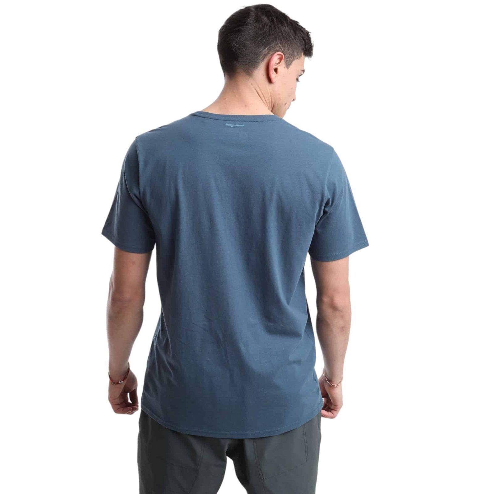 POLERA HOMBRE MC JERSEY LIFESTYLE AZUL KANNU - Imagen 2