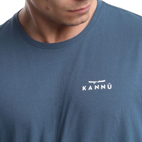 POLERA HOMBRE MC MINI LOGO AZUL MARINO KANNU - Imagen 3
