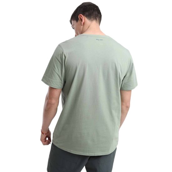 POLERA HOMBRE MC LOGO VERDE CLARO KANNU - Imagen 2