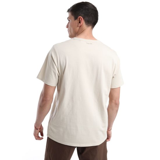 POLERA HOMBRE MC MINI LOGO BEIGE CLARO KANNU - Imagen 2