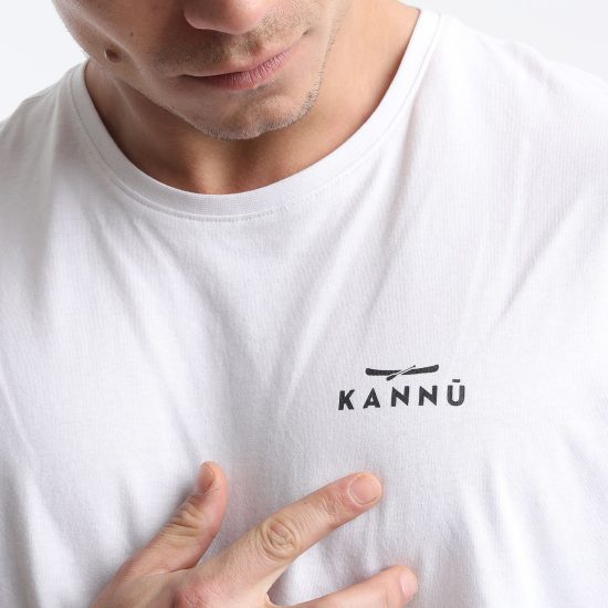POLERA HOMBRE MC MINI LOGO BLANCO KANNU - Imagen 3