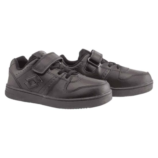 Zapatilla Escolar Niño Lotto - BTS Basket Negro - Imagen 2