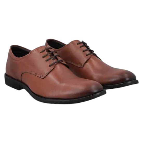 ZAPATO FORMAL CUERO MOGNO BURNED PERLATTO - Imagen 2