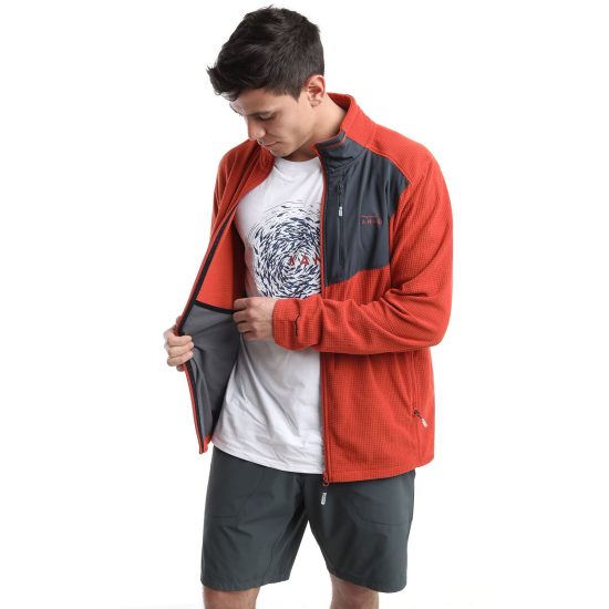 POLAR HOMBRE CHECK LIMARI NARANJO MD KANNU - Imagen 3