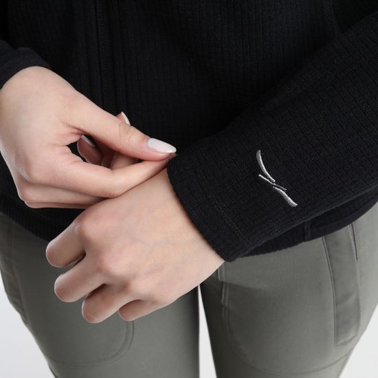 POLAR MUJER CHECK LIMARI NEGRO KANNU - Imagen 5