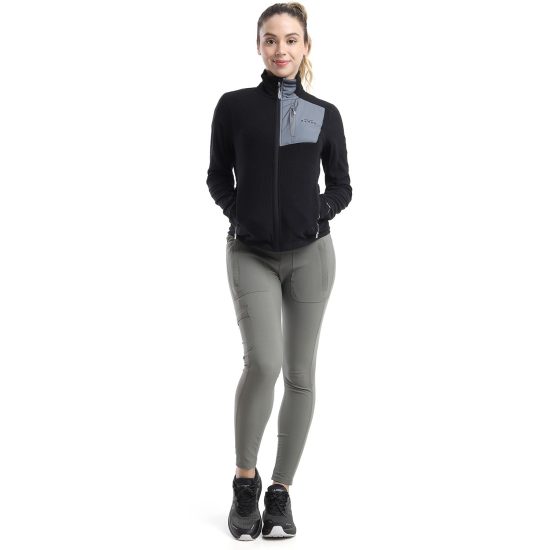 POLAR MUJER CHECK LIMARI NEGRO KANNU - Imagen 6