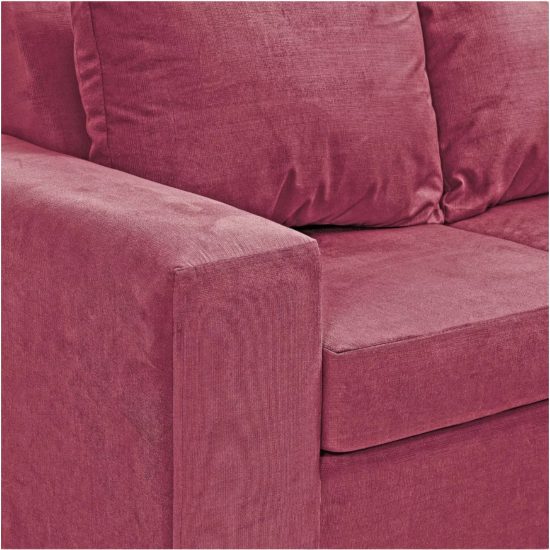 LIVING KAHLO 2 C 2 POUF FELPA BURDEO INNOVA - Imagen 3