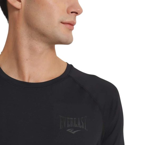 POLERA COMPRESION MANGA CORTA NEGRO EVERLAST - Imagen 3
