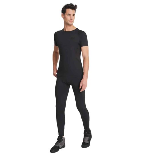 POLERA COMPRESION MANGA CORTA NEGRO EVERLAST - Imagen 4