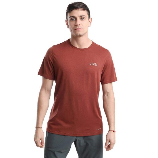 POLERA HOMBRE MC SPORT TERRACOTA KANNU