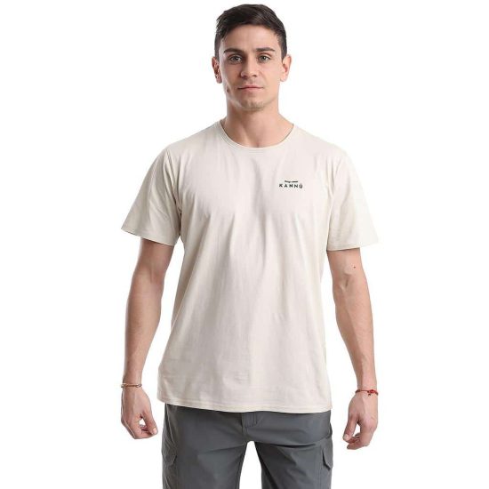POLERA HOMBRE MC JERSEY LIFESTYLE BEIGE CLARO KANNU