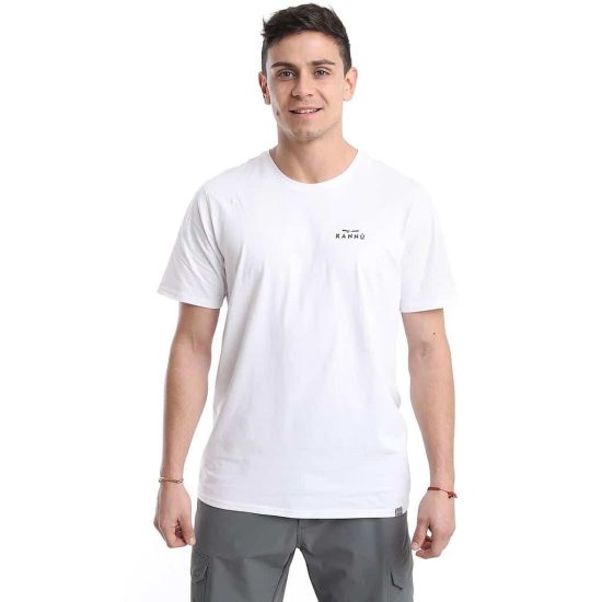 POLERA HOMBRE MC MINI LOGO BLANCO KANNU