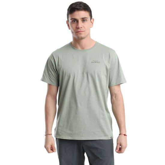 POLERA HOMBRE MC MINI LOGO VERDE CLARO KANNU