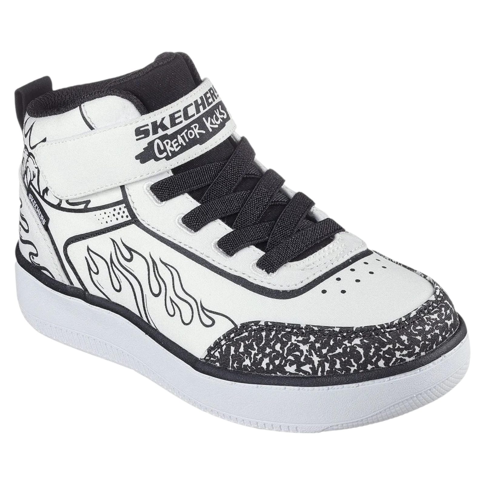 ZAPATILLA KIDS SPORT COURT 92-COLOR-BLITZ 403500L/WBK SKECHERS - Imagen 3