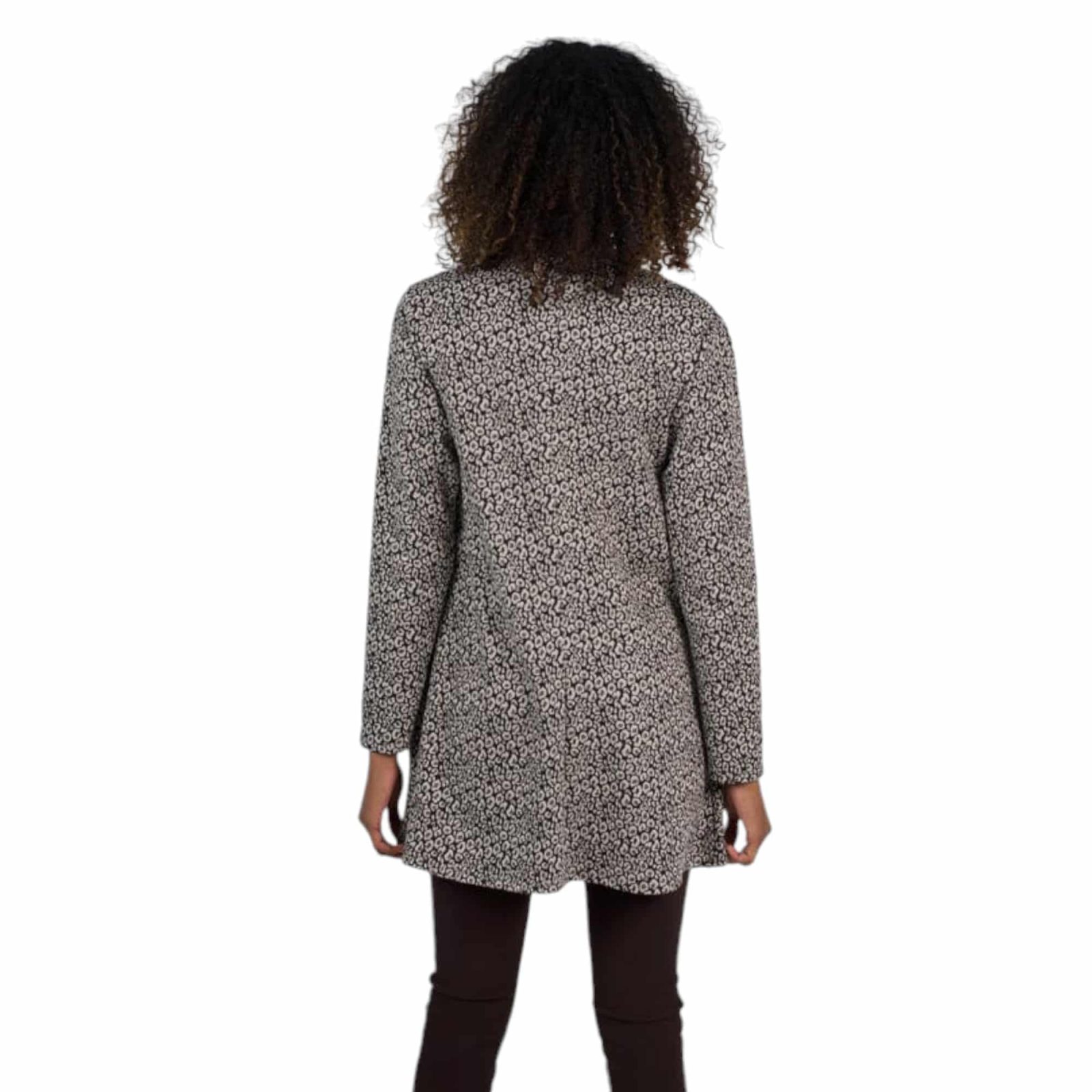 TAPADO ESTAMAPADO CEBRA BEIGE/NEGRO GIVE - Imagen 3