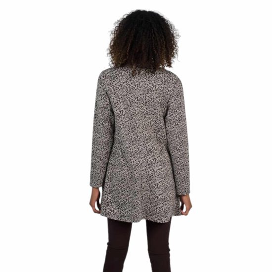 TAPADO ESTAMAPADO CEBRA BEIGE/NEGRO GIVE - Imagen 3
