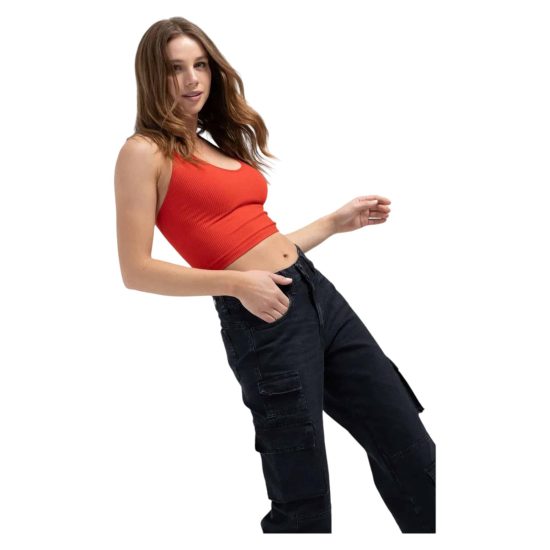 JEANS 3642 CINTURA CARGO NEGRO MOHICANO - Imagen 4