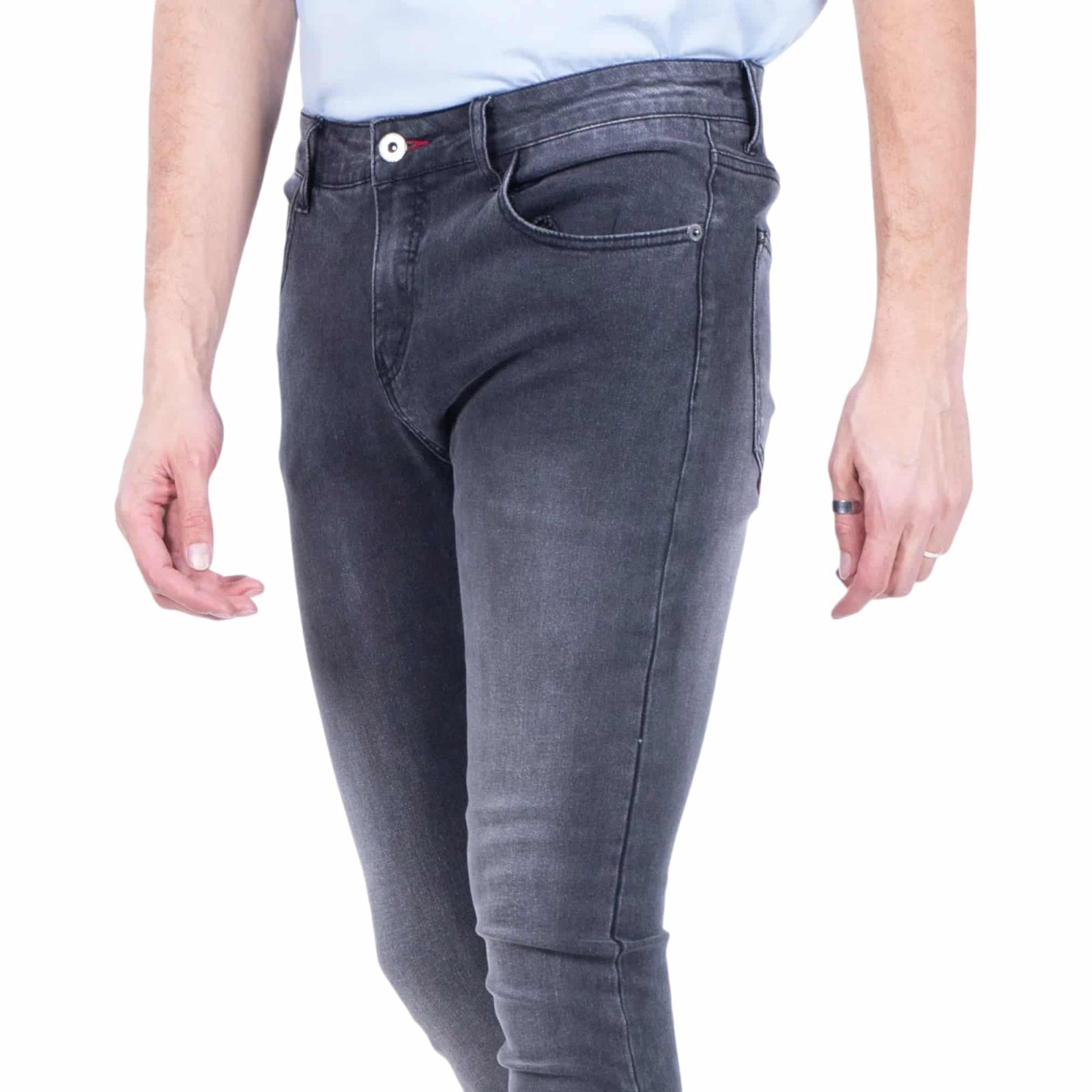 JEANS HOMBRE NEW SLIM TIRO MEDIO DARK GRAY L37 ELLUS - Imagen 3