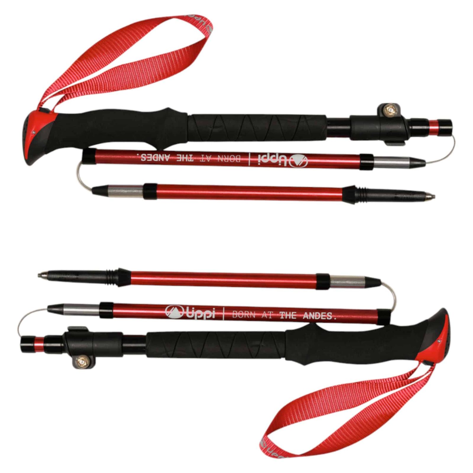 Baston Trekking Fast Trail Duo Rojo Lippi - Imagen 2