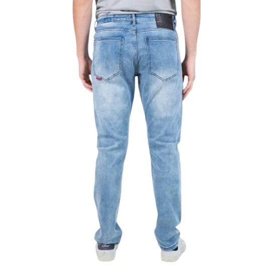 JEANS HOMBRE NEW SLIM TIRO MEDIO DARK BLUE L13 ELLUS - Imagen 2
