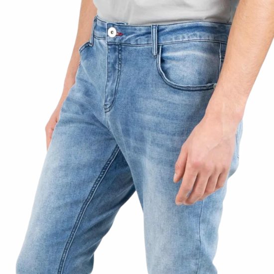 JEANS HOMBRE NEW SLIM TIRO MEDIO DARK BLUE L13 ELLUS - Imagen 3