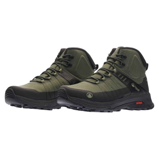 BOTIN HOMBRE VULCANO IRON STONE MID B-DRY MOSS GREEN LIPPI - Imagen 3
