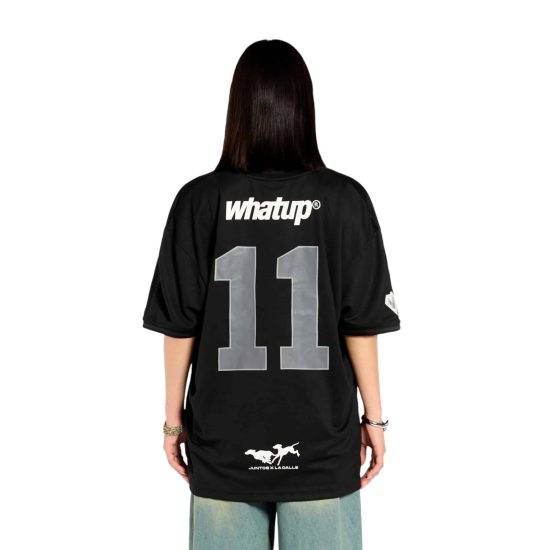 POLERA MUTTS V2518NE BLACK WHATUP - Imagen 2