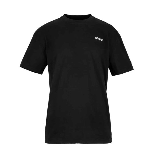 POLERA HOMBRE OVERSIZE ESENCIAL V2501NE BLACK WHATUP - Imagen 2