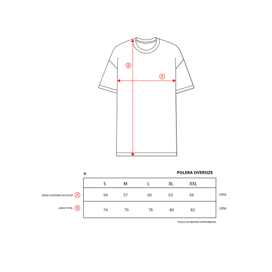 POLERA HOMBRE OVERSIZE ESENCIAL V2501BE CREAM WHATUP - Imagen 2