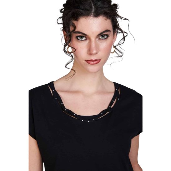 POLERA BERNARDITA NEGRO ECLIPSE - Imagen 3