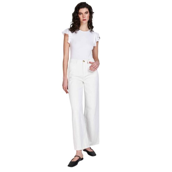 JEANS WIDE FLORENCIA BLANCO ECLIPSE - Imagen 4