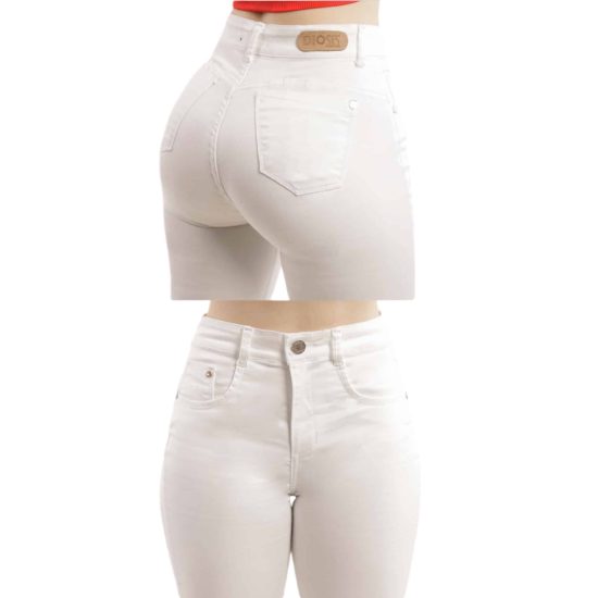JEANS CLARA WHITE RECTO DIVINE - Imagen 3