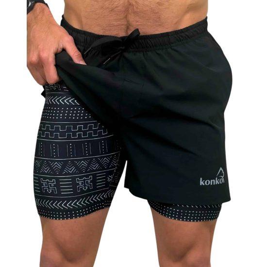 SHORT 2 EN 1 AFRICA KONKO - Imagen 4