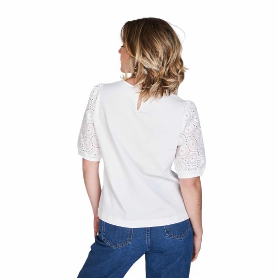 POLERA BRODERIE VICTORIA BLANCO ECLIPSE - Imagen 2