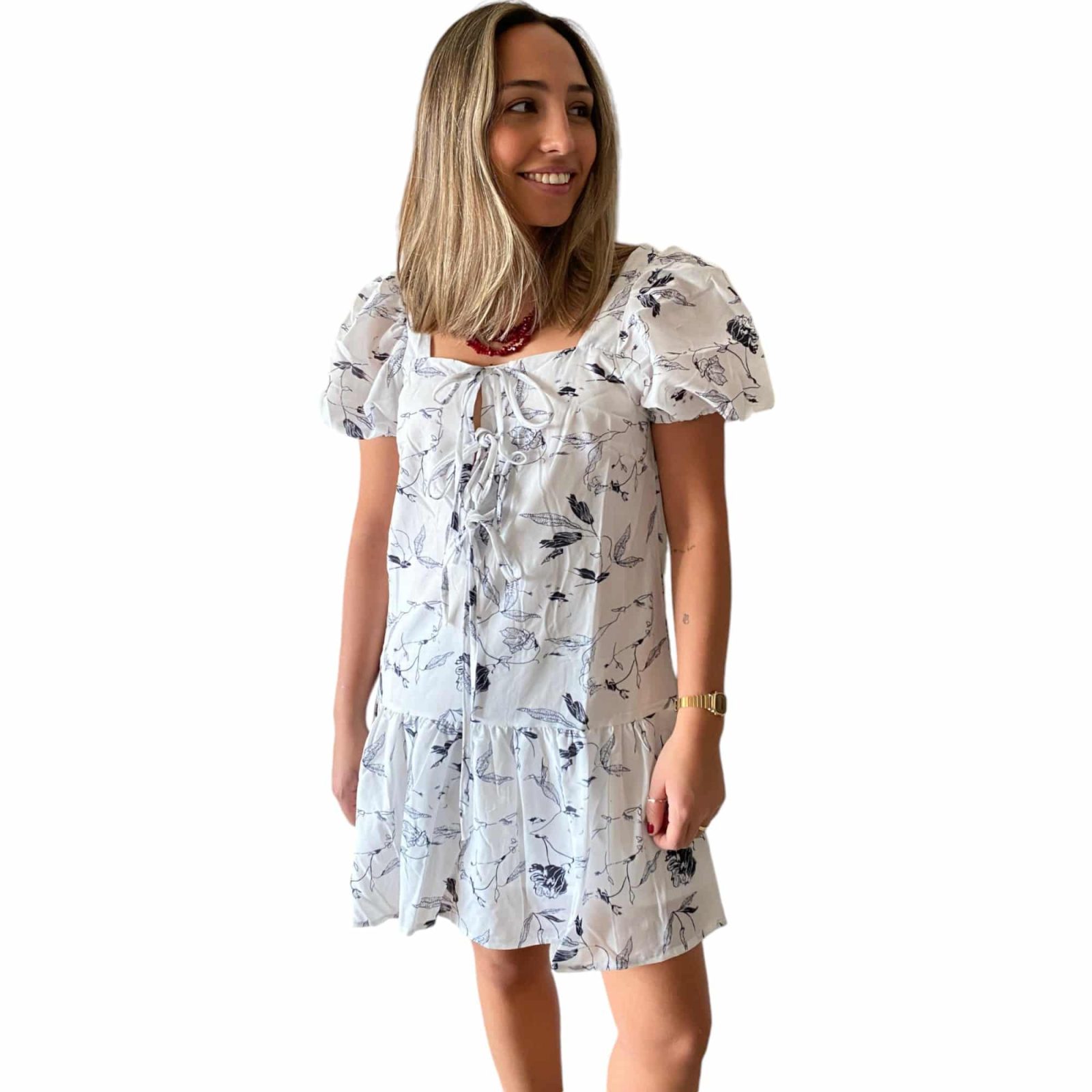 VESTIDO LAURA BLANCO ECLIPSE - Imagen 2
