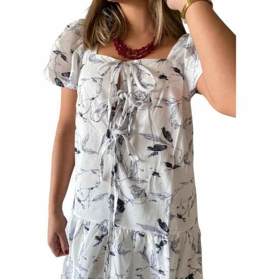 VESTIDO LAURA BLANCO ECLIPSE - Imagen 4