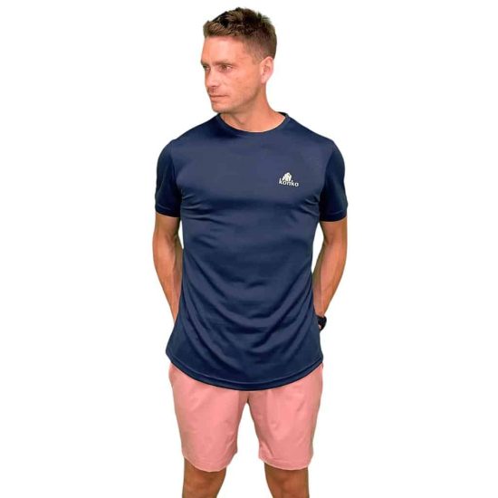 POLERA SOFT DRY HOMBRE AZUL PJH13