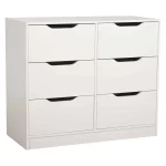 COMODA 6 CAJONES BLANCO CIC