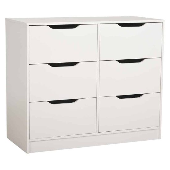 COMODA 6 CAJONES BLANCO CIC