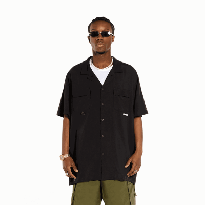 CAMISA HOMBRE MC V2540NE BLACK WHATUP