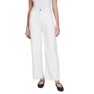 JEANS WIDE FLORENCIA BLANCO ECLIPSE