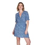 VESTIDO ESTAMPADO VALE BLUE ECLIPSE