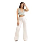 JEANS LORETTA PALAZZO WHITE DIVINE