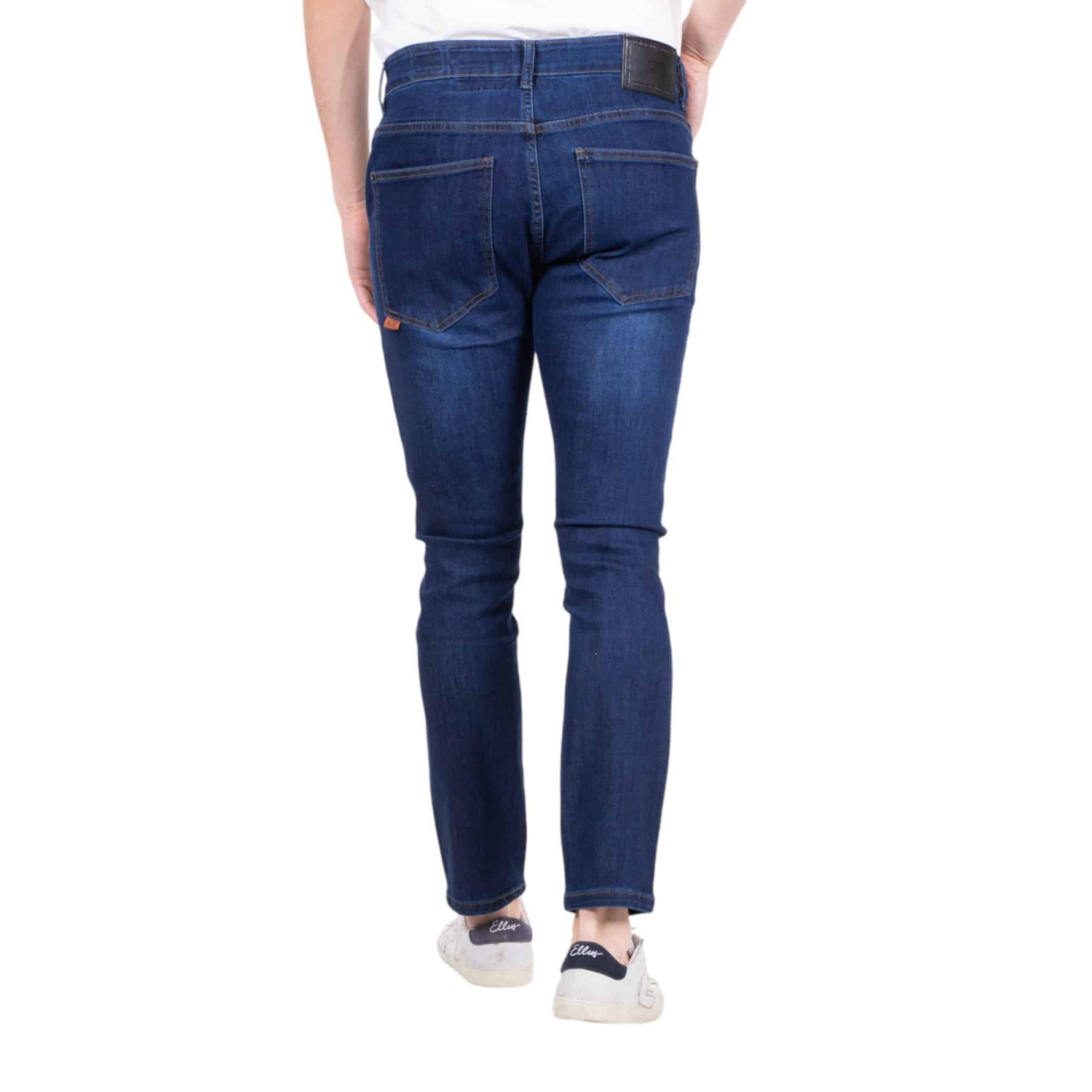 JEANS HOMBRE SKINNY TIRO MEDIO DARK BLUE L34 ELLUS - Imagen 2